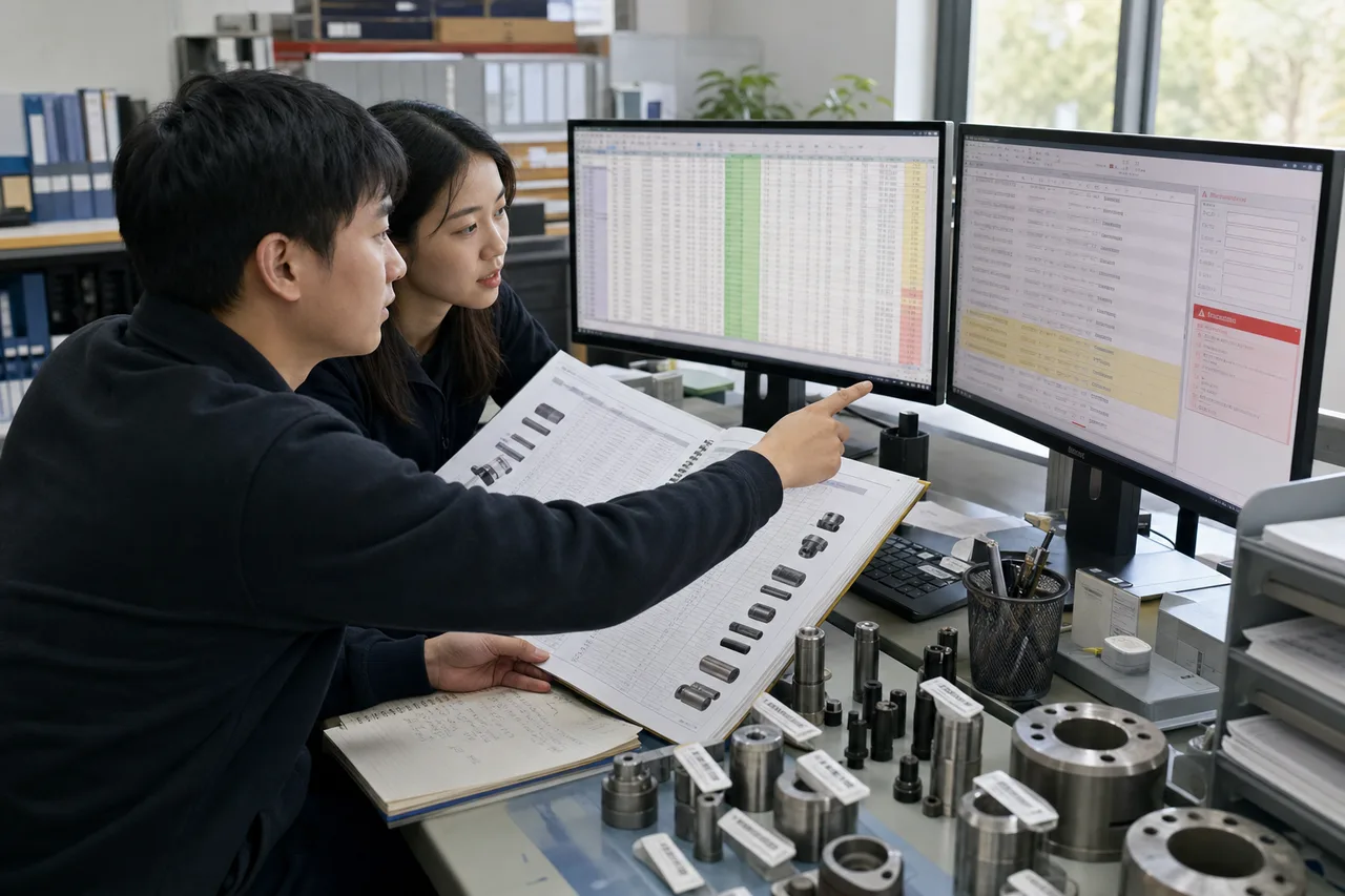 产品数据与CRM人员核对长数字型号的导入结果
