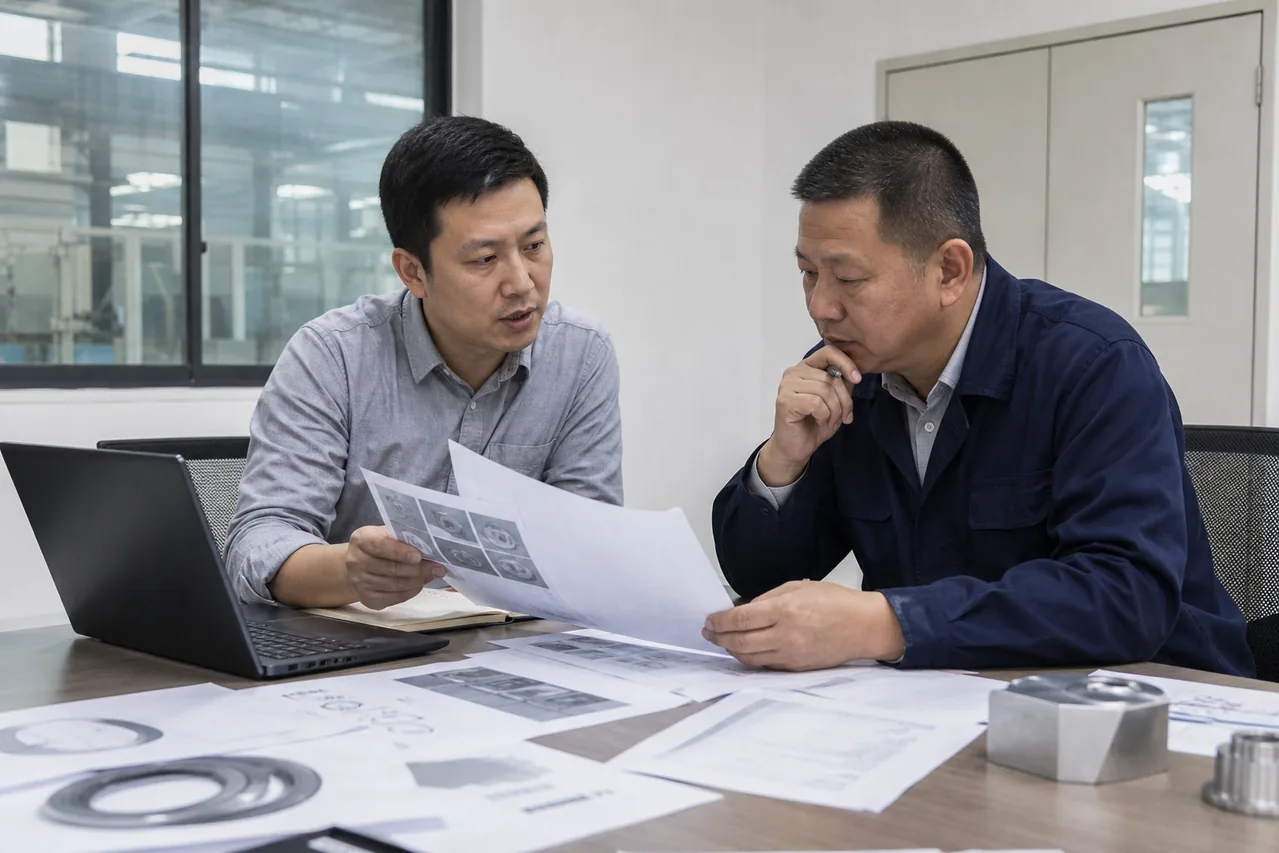制造企业销售与质量负责人核对矿物增强加工海外询盘和证据范围