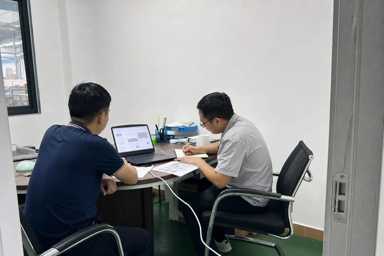 制造企业管理者对照搜索来源、进入页面和询盘记录