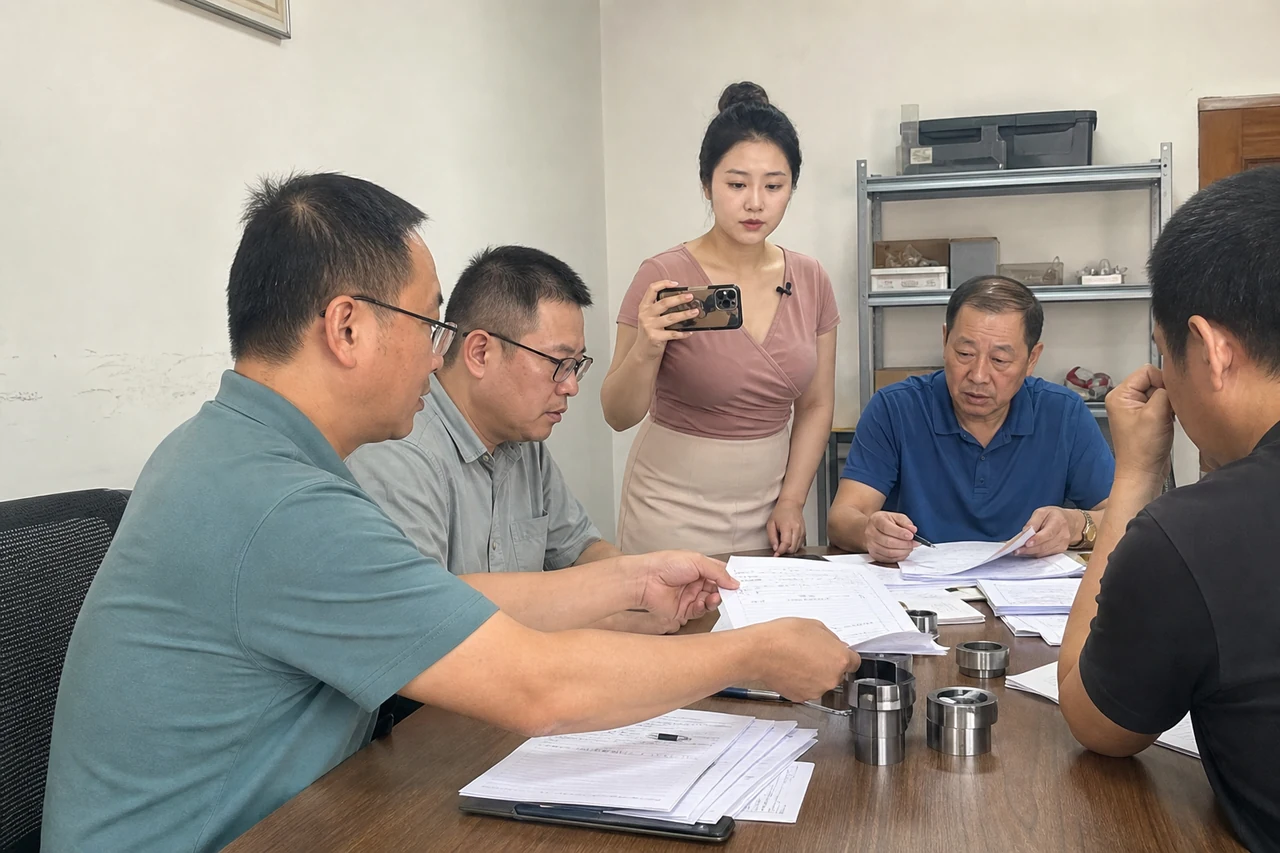 自媒体拍摄人员记录运动护具加工纠正措施和后续批次资料